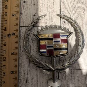 Cadillac Silver and Gold Emblem